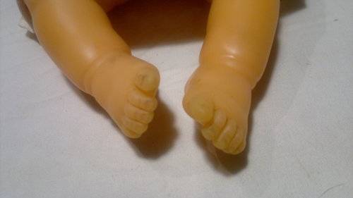 Vintage Pretty Drinking Wetting 1980's Doll First Love style 44cm with clothes well played with.