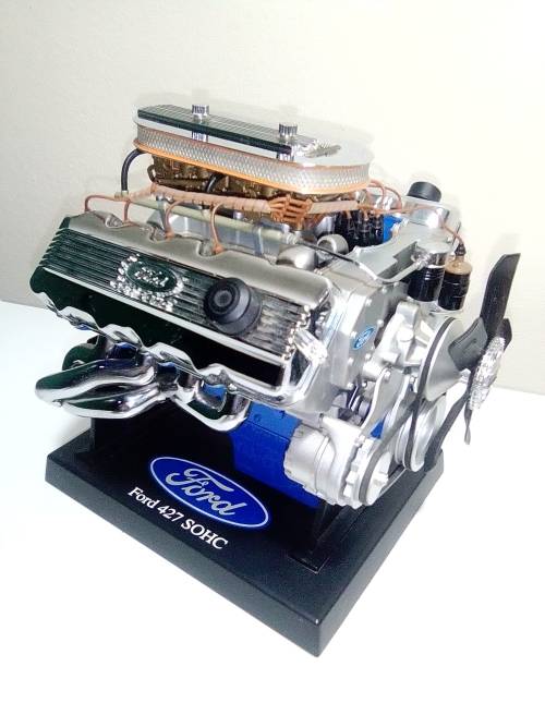 A MAN CAVE Must. A real collectors piece This mounted Ford 427 SOHC 1:6 Scale Engine complete.