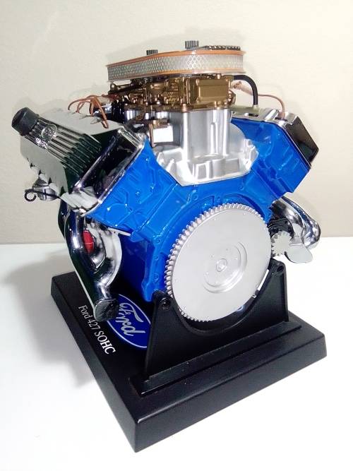A MAN CAVE Must. A real collectors piece This mounted Ford 427 SOHC 1:6 Scale Engine complete.