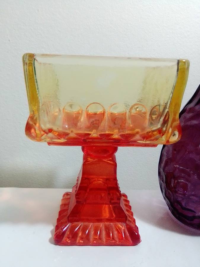 Reserved for "UNDER THE STAIRS" A Vintage collection of 4 Glass vases.