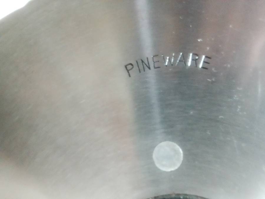 Vintage stainless steel Pineware  bread/meat slicer. For that Retro Kitchen.