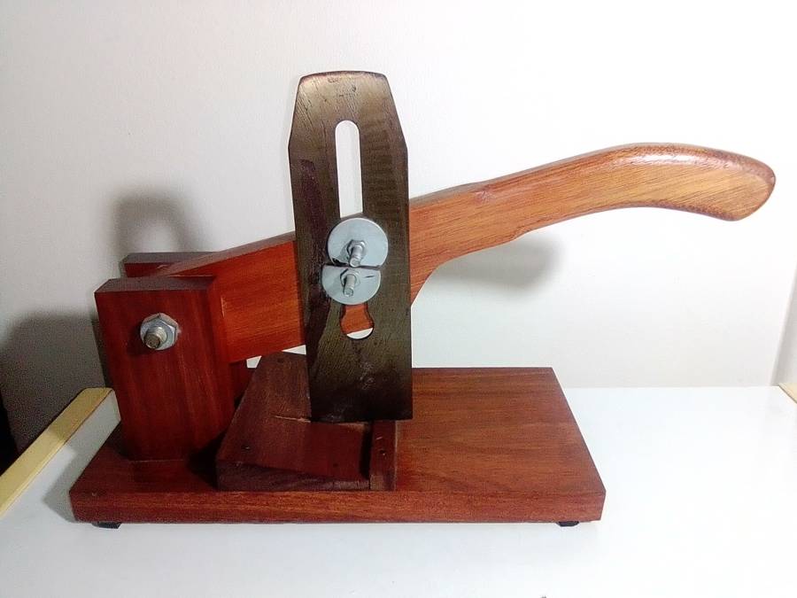 This is a typical South African biltong maker suitable for home use. The wood is Kiaat