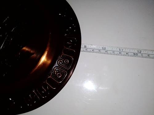 Bronze Wall plate with Roman motif. Ideal display item.