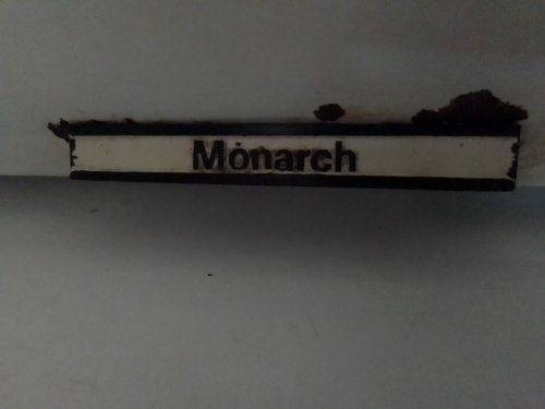 A well used large ` Monarch ` bread bin in original condition, for refurbish in used condition.