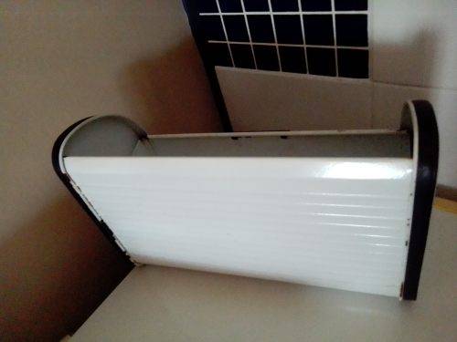 A well used large ` Monarch ` bread bin in original condition, for refurbish in used condition.