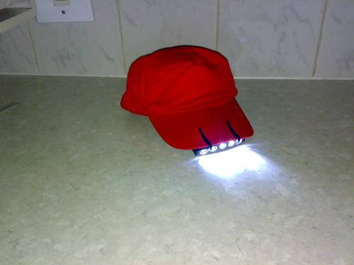 5 LED LIGHT CAP