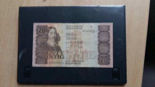 Old South African GPC de Kock R20 note