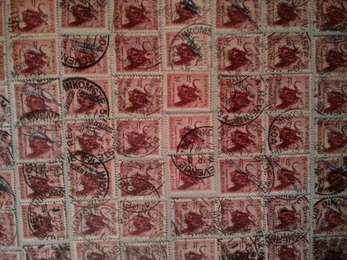 Buffalo stamps - 1 Penny (1d) - 30 stamps