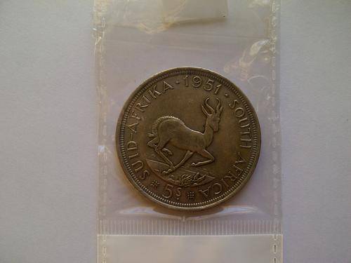 Unique 1951 Silver Crown - 5 Shillings in Excellent condition