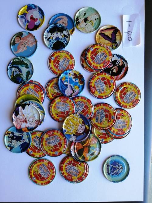 Simba Metal Tazos Dragon Ball Z (Numbers 1 to 40)