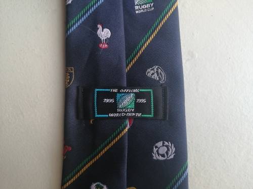 1995 Rugby world cup official tie