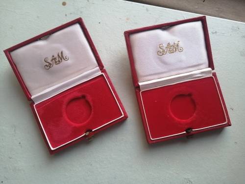 2 x South African Mint coin boxes