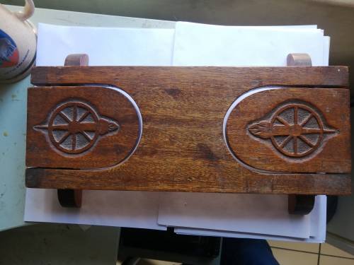 Wooden Vintage Voortrekker Book Shelf