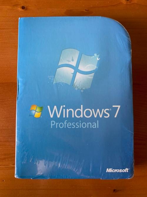Brand new sealed Microsoft Windows 7 Professional (32 and 46 bit) Retail package
