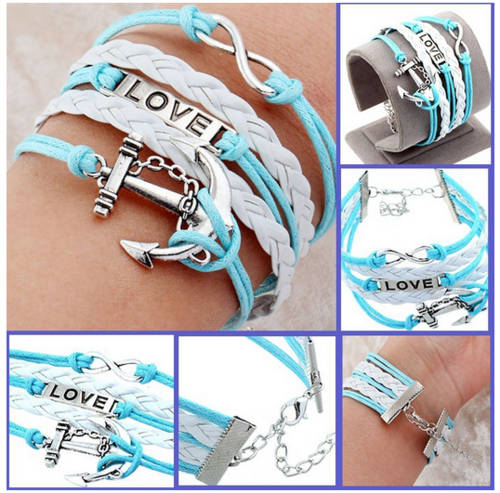 Infinity-Love-Anchor-Bracelet-for-Men-And-Women