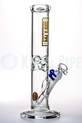 DandK 12` THICK /DURABLE GLASS BONG WITH WITH VARIOUS SKULL PRINTS AND REMOVABLE ATTACHMENT