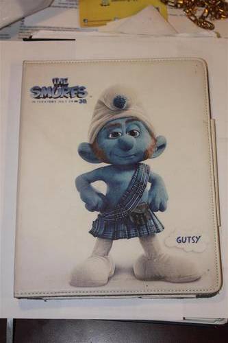 Ipad2 Smurfs (Gutsy) Cover/Folder