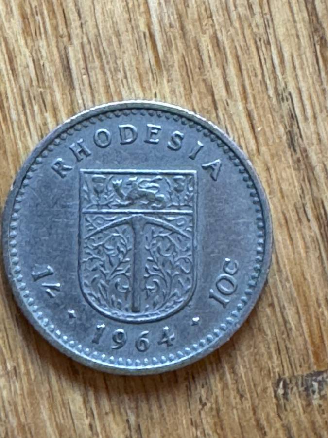 4 Old Rhodesia coins in good condition
