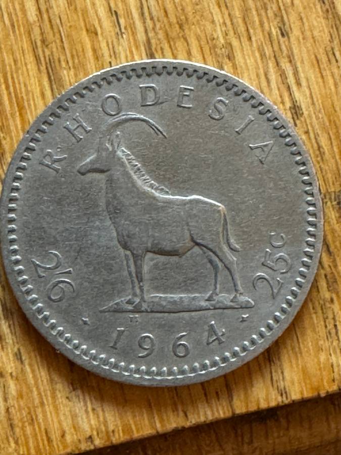 4 Old Rhodesia coins in good condition