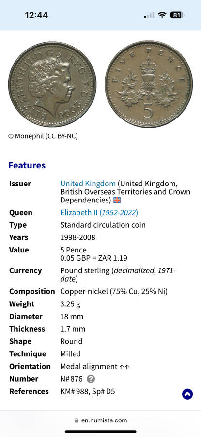 Various European old coins