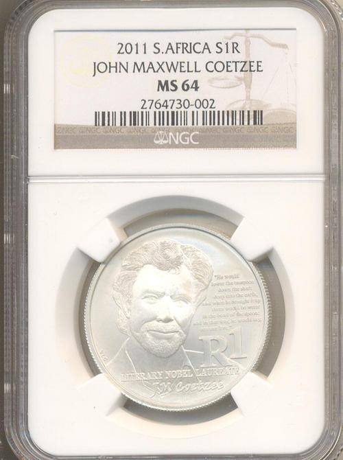 MS64 J.M Coetzee NGC Graded Only One in the World !!!!!!