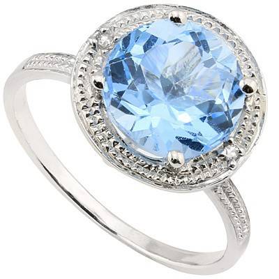 Stunning Blue Topaz Ring