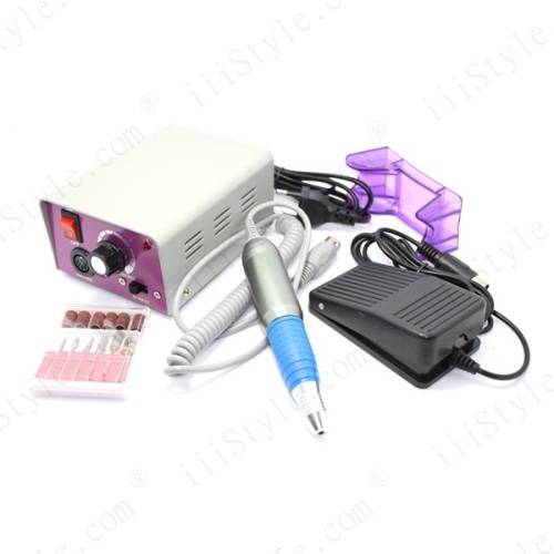 Fina MM-25000 Manicure Pedicure Set - Grey + Purple (EU Plug / 110~220V / Cable-139cm)