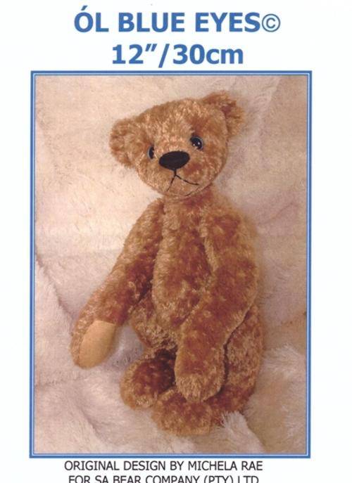 Sewing kit to make a teddy bear - Ol Blue Eyes