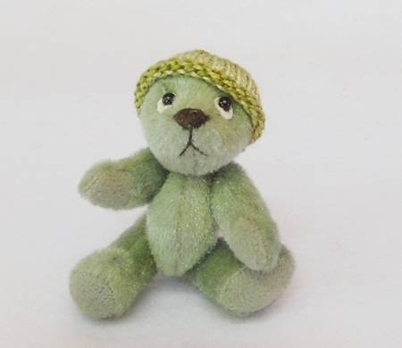 Pale Green Miniature Teddy Bear