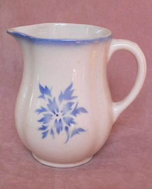 Arabia Jug Blue&White 1940s
