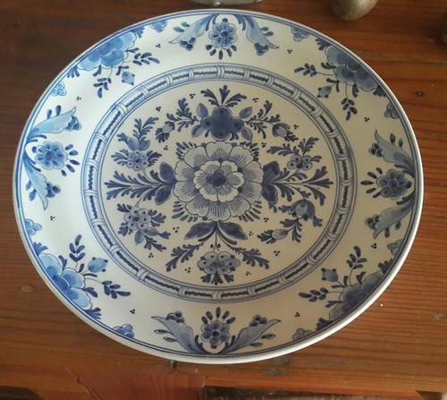 Royal Delft blue and white plate