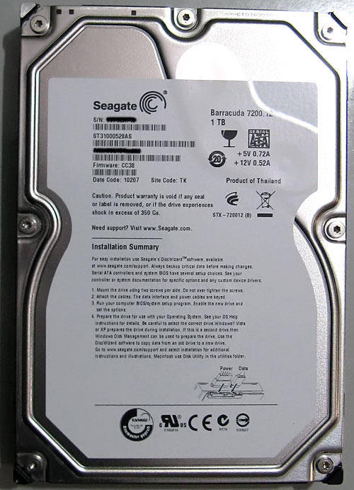 Seagate 1TB 3.5"