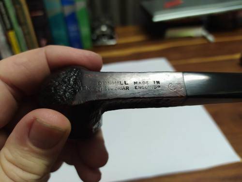 Dunhill Shell Briar smoking pipe