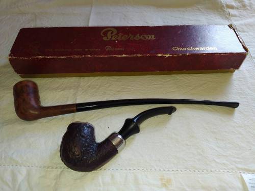 Peterson smoking pipe combination.