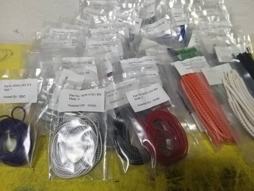 Hellerman Wire Markers. Various Sizes and Marks. All Unused. Packaged per type.