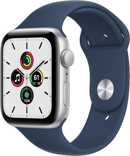 Apple Watch SE Gen 1, [GPS 44mm] Smart Watch w/Space Grey Aluminium Case with Midnight Sport Band.