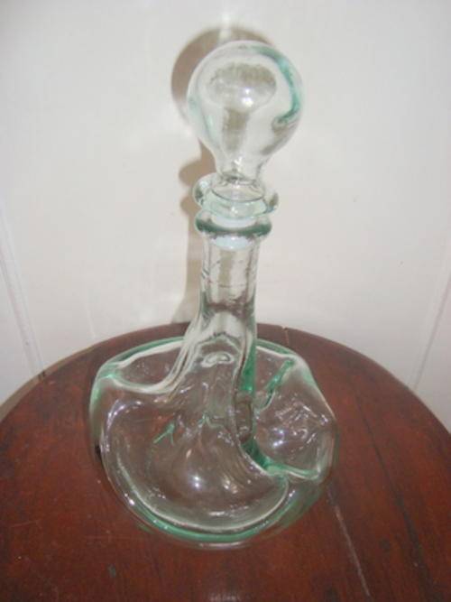 DECANTER. UNUSUAL SHAPE