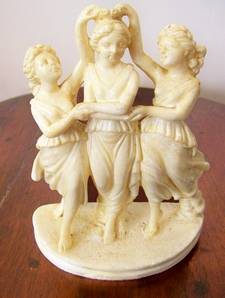 A VERY CUTE ORNAMENT OF THREE WOMEN.
