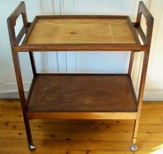 AN OLD TEA TROLLEY( Buyer collects)