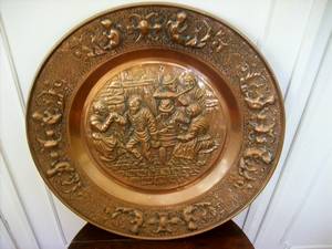 COPPER WALL PLAQUE
