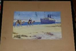 2 Vintage Framed Prints 20cm x 12,5cm