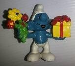 Flowers & Gift Smurf Peyo Schleich Emblem W.Germany