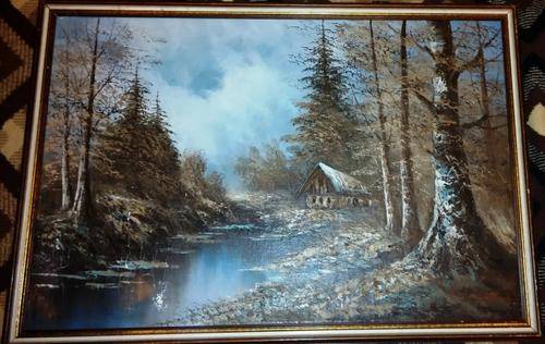 Framed L.Lipman Acrylic 900 x 600