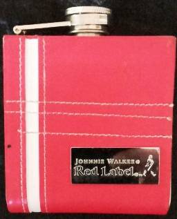 Johnny Walker Red hip flask