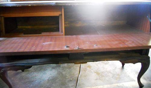 Vintage Empty Blaupunkt Radio Cabinet