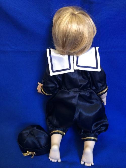 Vintage Porcelain Doll - Sailor