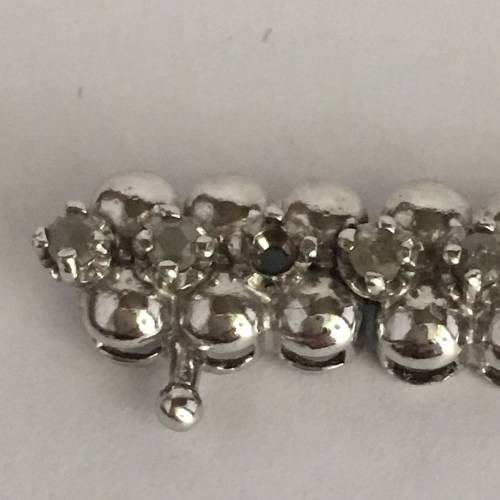 Unique Sterling Silver & Diamond Ladies Bracelet