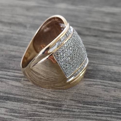 Yellow Gold Diamonds Ring