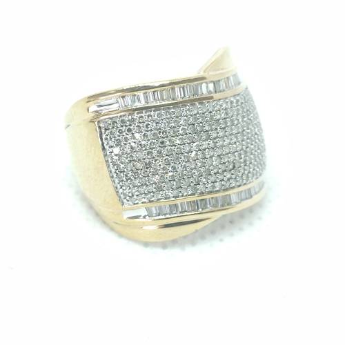 Yellow Gold Diamonds Ring