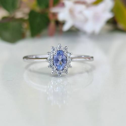Diamond Sapphire Ring #007
